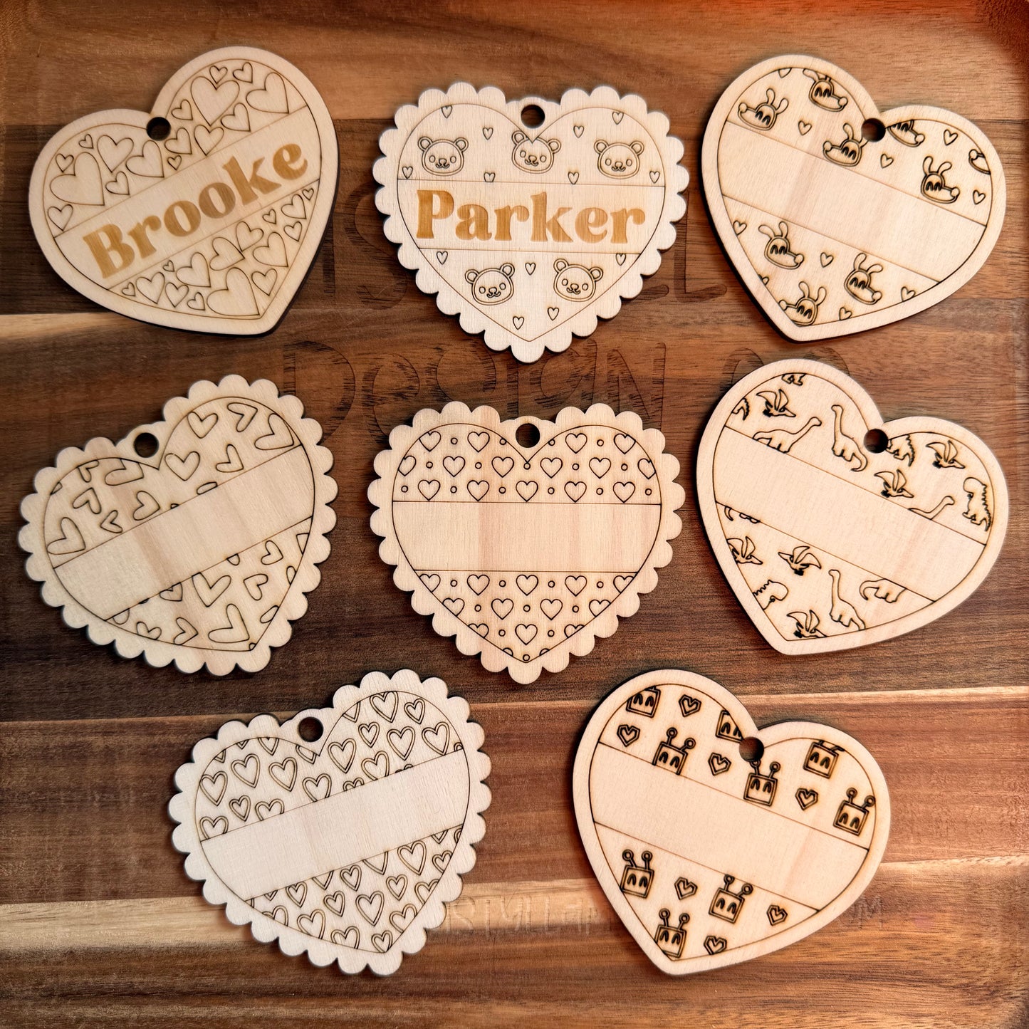 đ¨ Color-Your-Own Valentine Heart Blanks