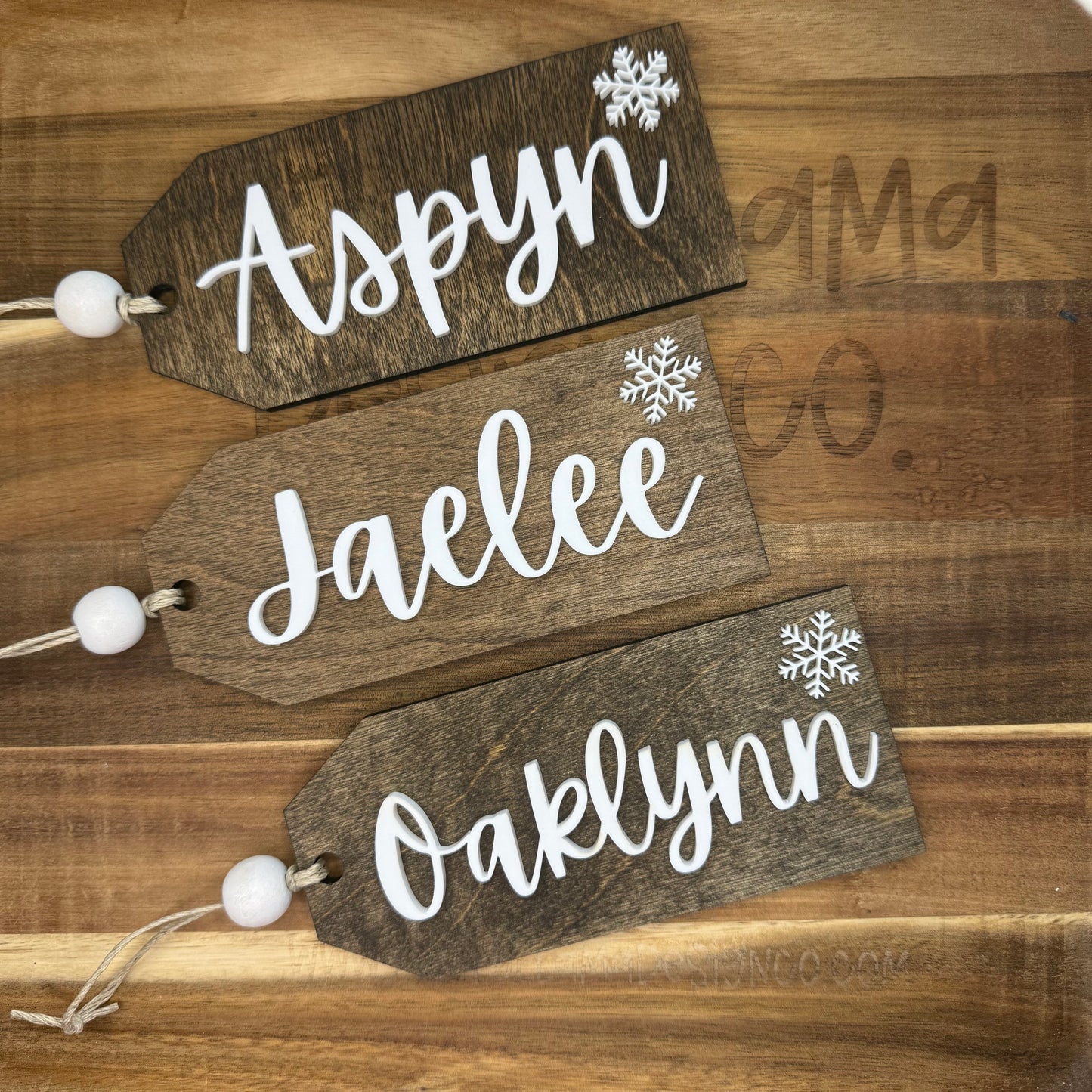 Farmhouse Family Name Tags