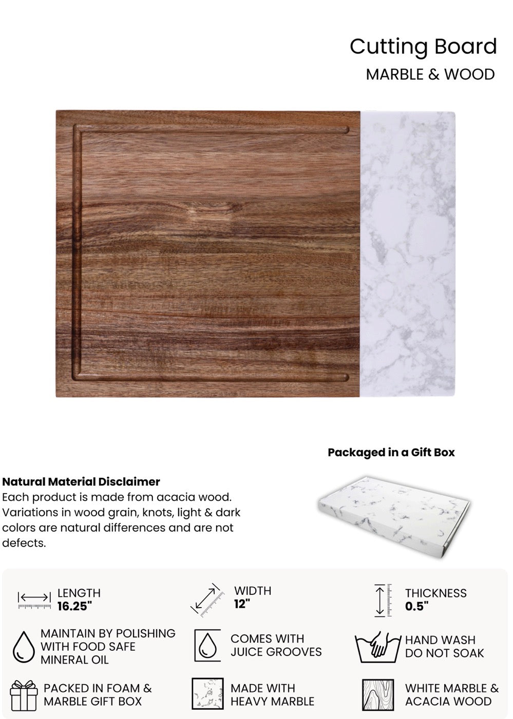 Marble Cutting Board