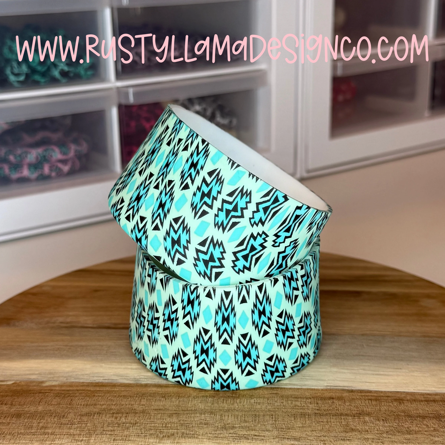 Mint Aztec Tumbler Boot