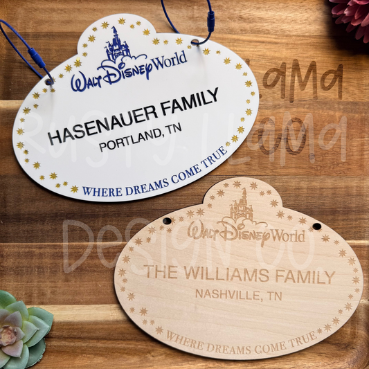 Disney Stroller Tag