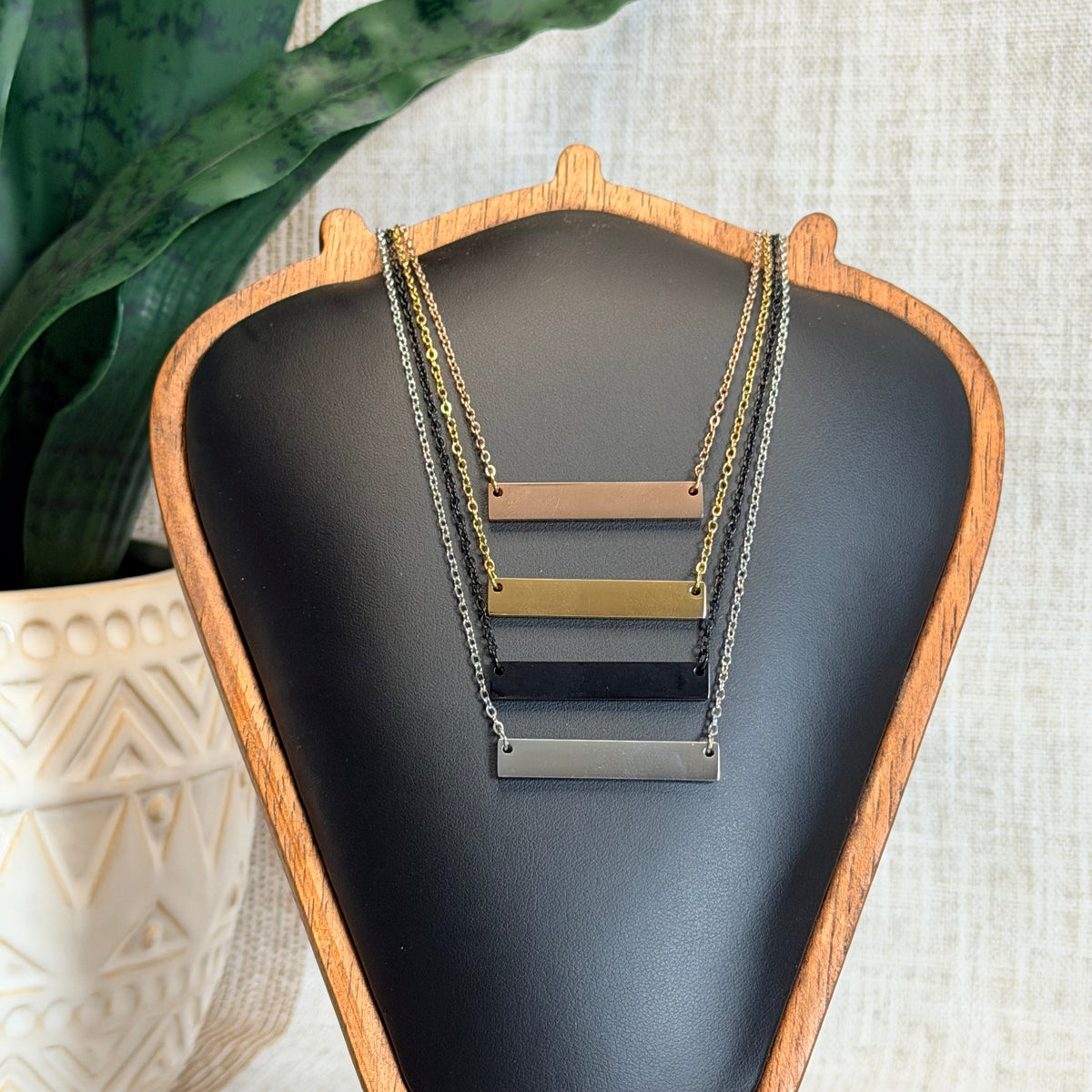 Horizontal Bar Necklace