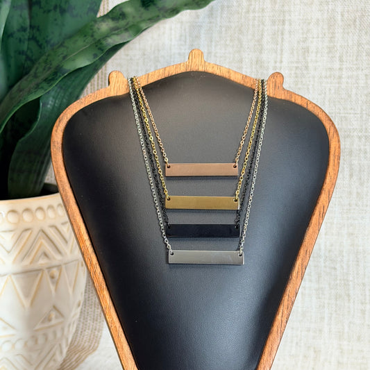 Horizontal Bar Necklace