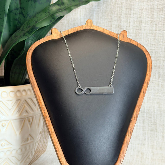 Infinity Bar Necklace