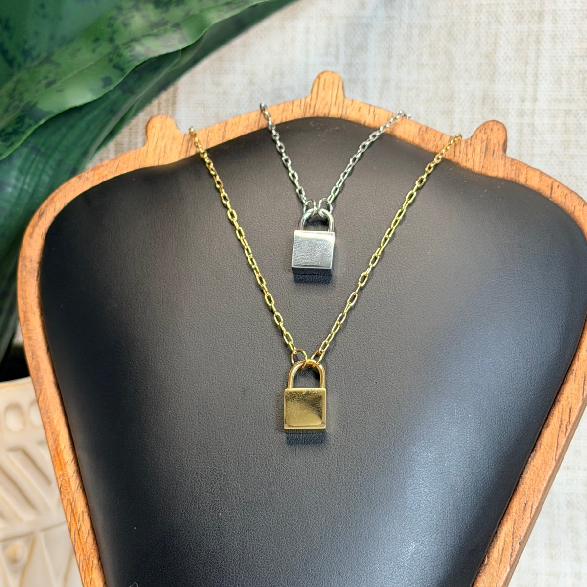 Lock Pendant Necklace