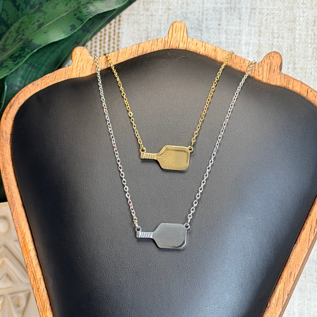 Pickleball Pendant Necklace