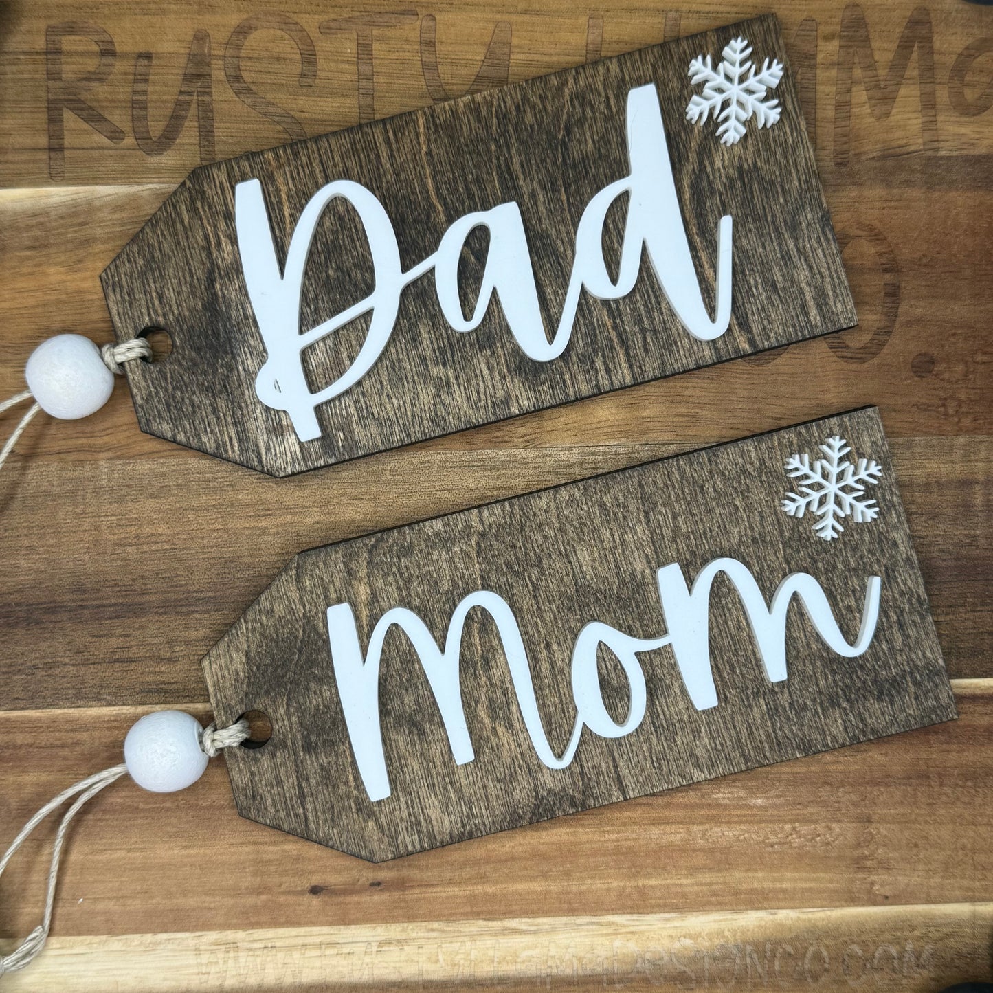 Farmhouse Family Name Tags