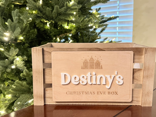 🎄Personalized Christmas Eve Box🎄 Gingerbread Houses