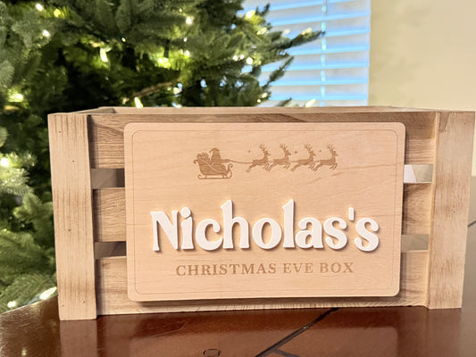 🎄Personalized Christmas Eve Box🎄 Santa's Sleigh