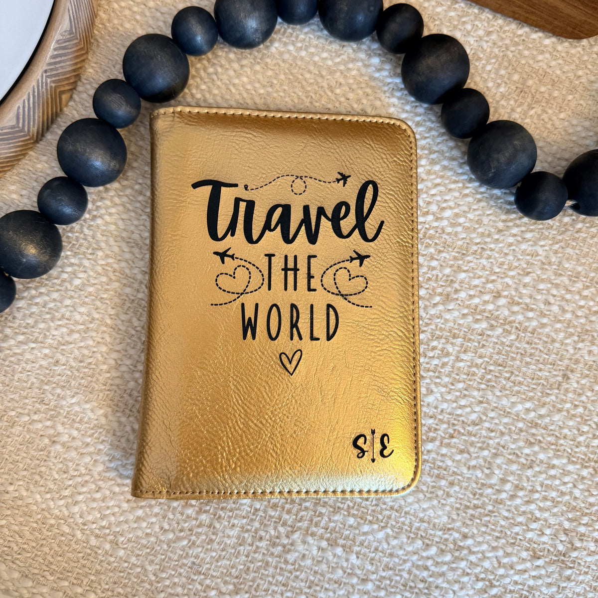 Leatherette Passport Wallet