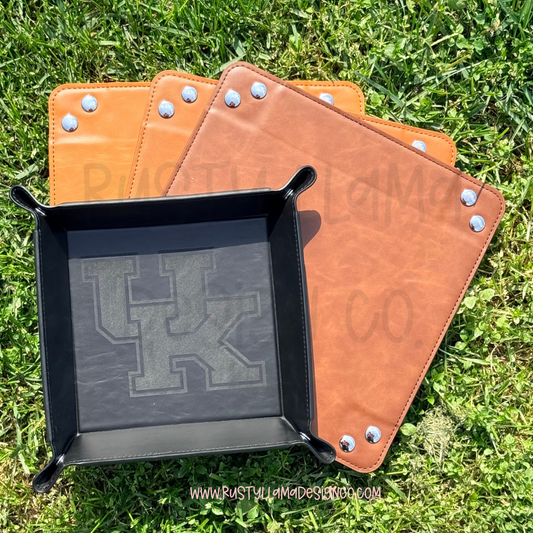 Leatherette Change tray for men