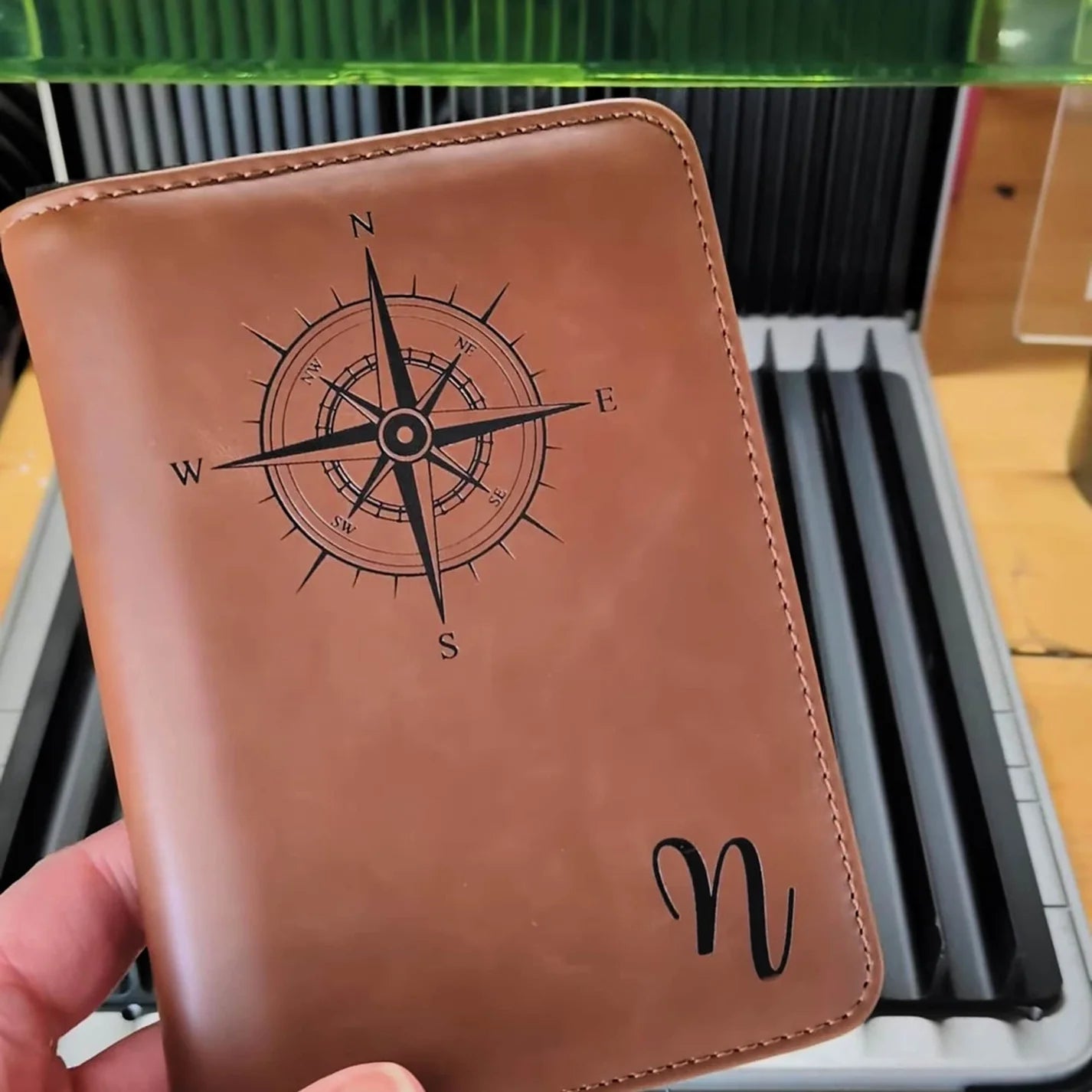 Leatherette Passport Wallet