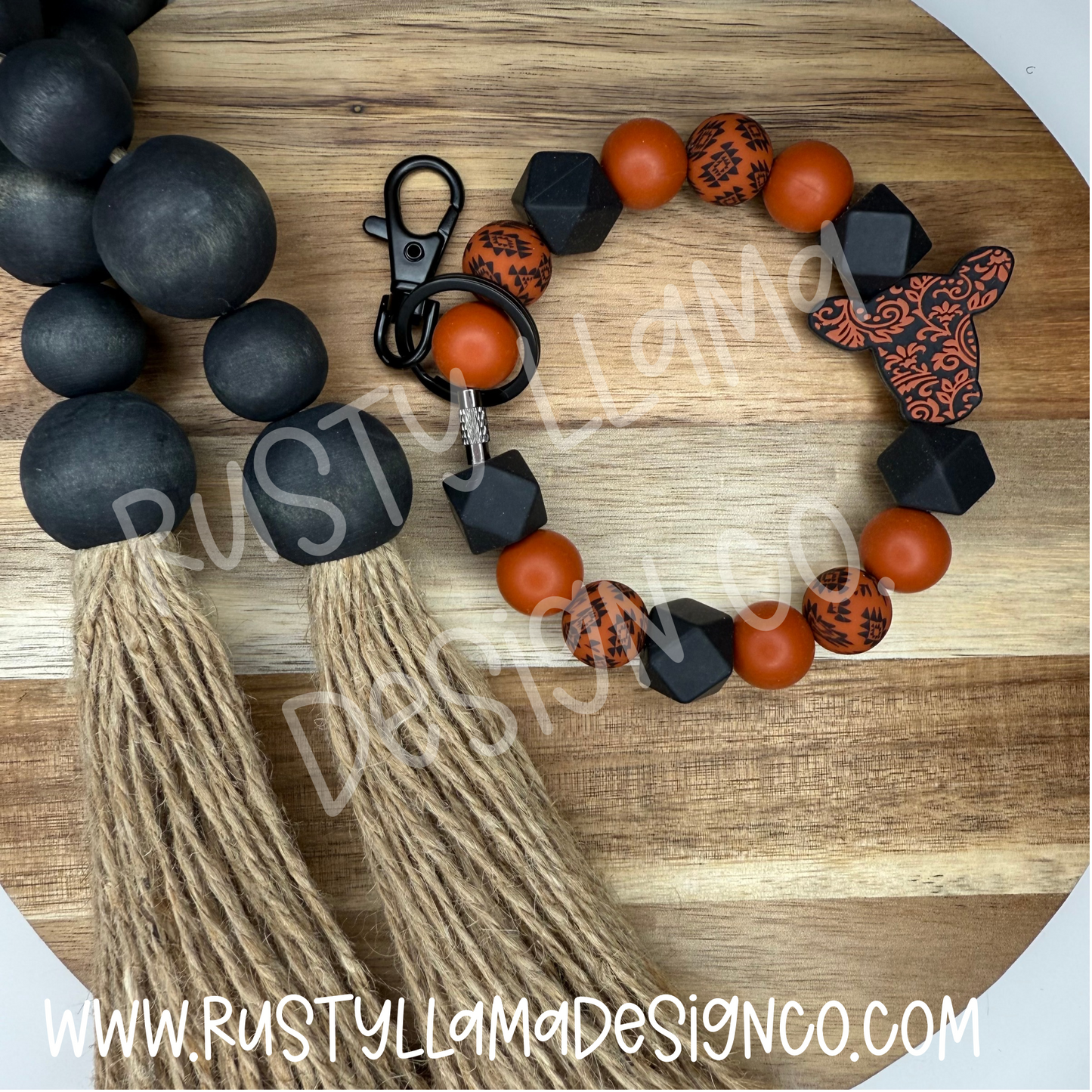 Rust & Rodeo Keychain Wristlet