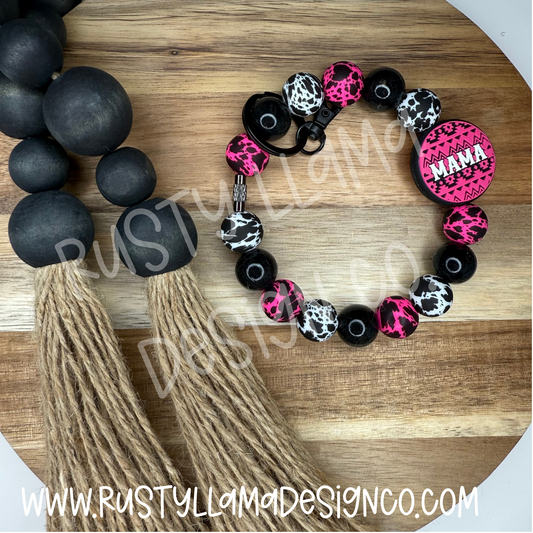 Wild Mama Keychain Wristlet