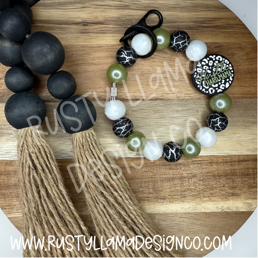 Grit & Grace Keychain Wristlet (Olive)