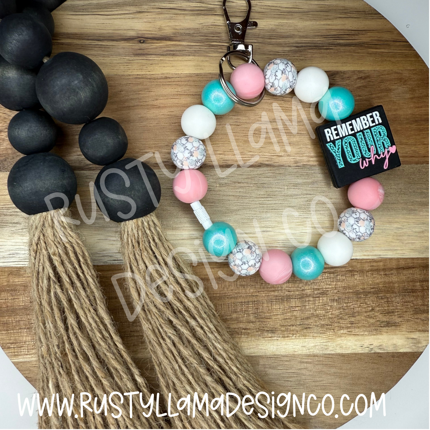 Remember Your Why Keychain Wristlet