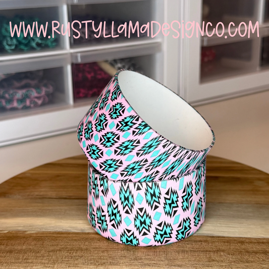 Pink Aztec Tumbler Boot