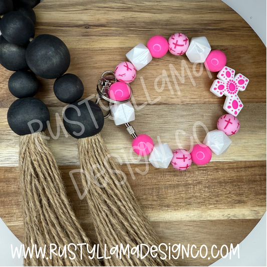 Faithful & Fierce Keychain Wristlet